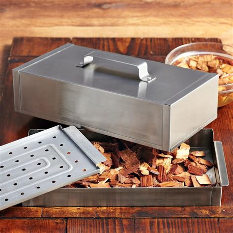 israeli stainless steel grill box|Stainless Steel Smoker Box .